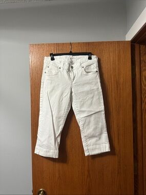 Kut from the Kloth White Cropped Jeans